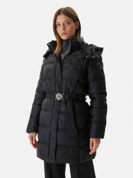 Guess Зимно палто черен