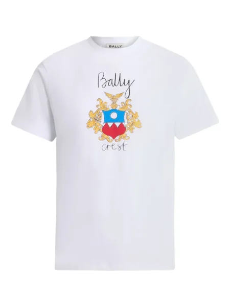 Tricou Bally cu imagine alb