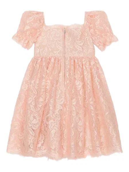 Sukienka dziecięca Dolce And Gabbana różowa