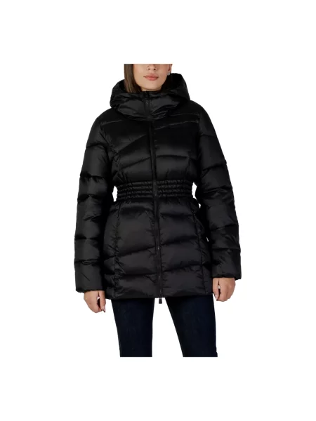 Kurtka bomber Emporio Armani Ea7 z kapturem czarny