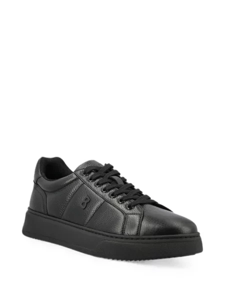Sneakerși Bogner din piele cu autograf negru