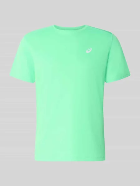 T-shirt z nadrukiem z logo model CORE' Asics Tiger zielona