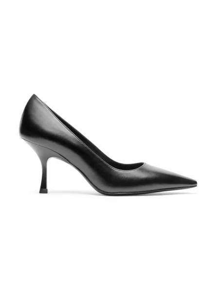 Czółenka Stuart Weitzman skórzana czarna