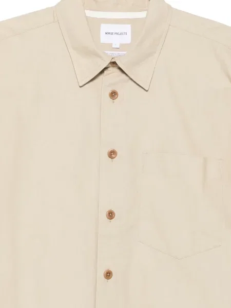 Scurt cămașă Norse Projects maro