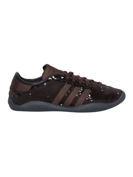 Sneakersy Adidas z cekinami brązowe