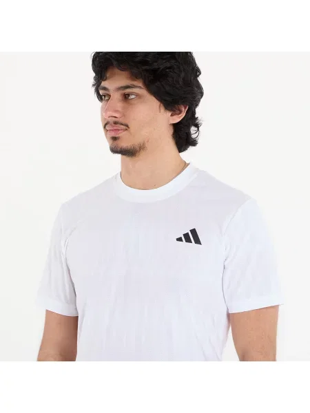 T-shirt adidas Tennis Climacool+ Airchill Freelift T-Shirt White L λευκό