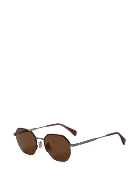 Ochelari de soare Paul Smith cu imprimeu geometric maro