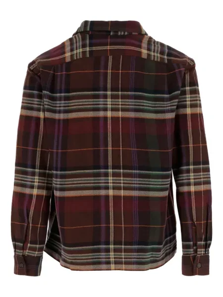 Cămașă Polo Ralph Lauren cu model herringbone de catifea cord maro