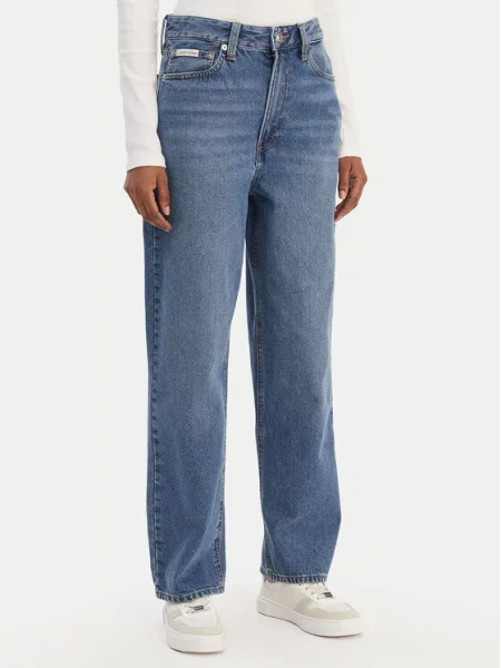 Calvin Klein Jeans Τζιν Barrel Fit μπλε