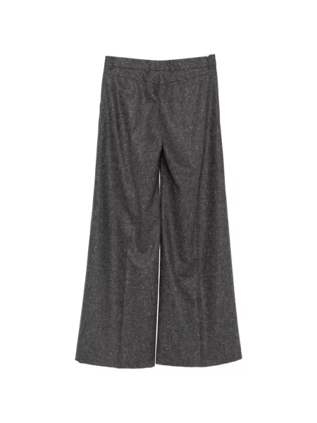 Pantaloni Alberto Biani de lână gri