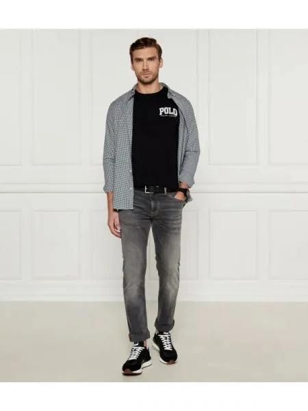 POLO RALPH LAUREN Tricou | Custom slim fit negru