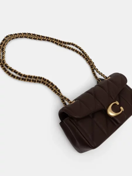 Кожаная сумка Coach