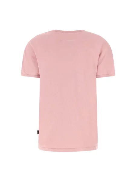 Koszulka Mm6 Maison Margiela z dżerseju retro różowa