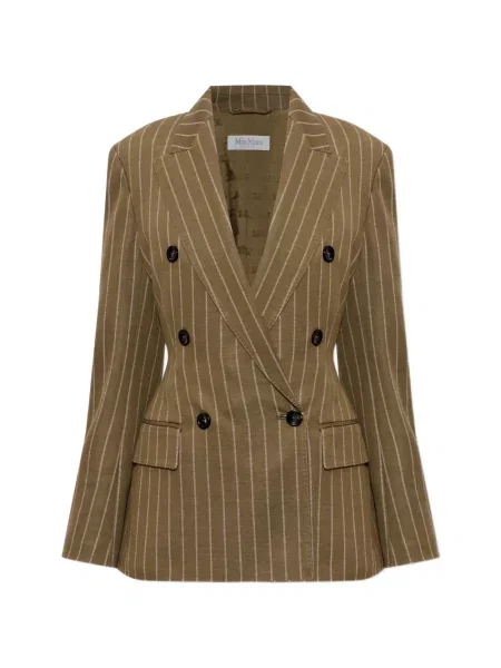 Sacou Max Mara cu două rânduri de nasturi verde