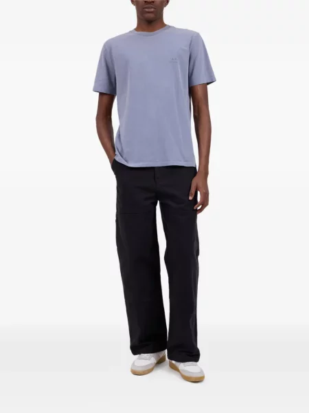 Scurt tricou A.p.c. cu imagine albastru