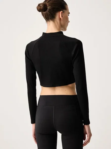 Under Armour лонгслів з бавовною RIV RIB MOCK