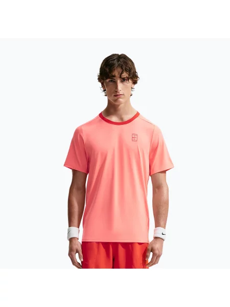 Tricou pentru bărbați Nike Court Dri-Fit Advantage atomic pink/picante red/picante red roșu