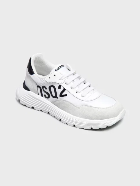 Кроссовки Dsquared2 белые