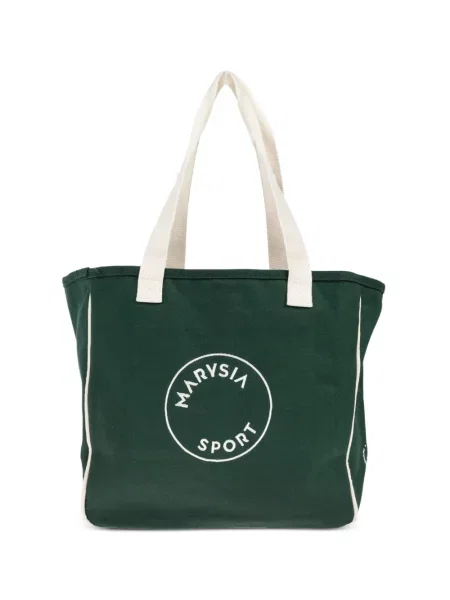 Geantă shopper Marysia cu imagine verde
