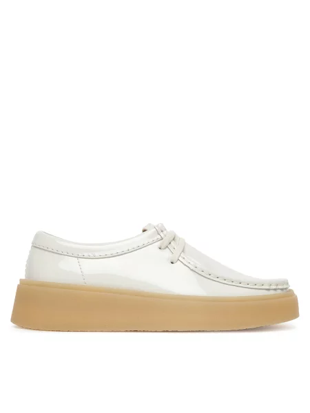 Pantofi Clarks Torview W alb