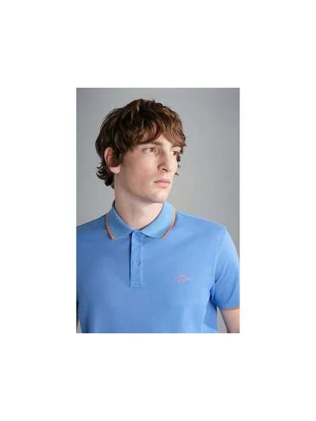 Tricou Paul & Shark albastru