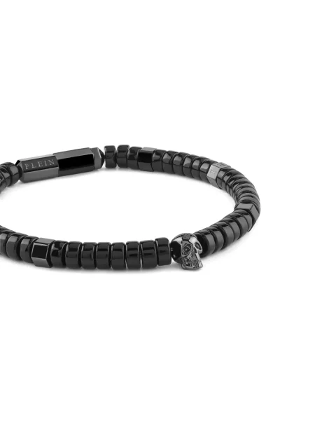 Brăţară Philipp Plein cu mărgele negru