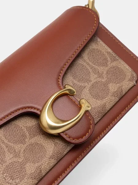 Кожаная сумка Coach