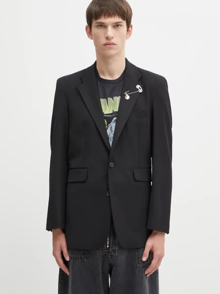 Suknjič z dodatkom volne Aries črna