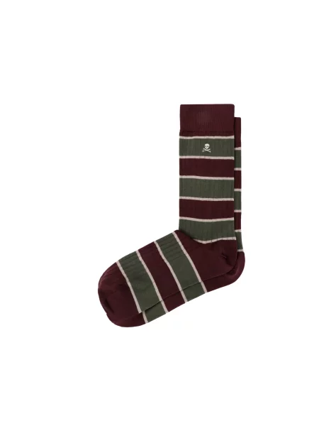 Scalpers Șosete / burgundy roșu