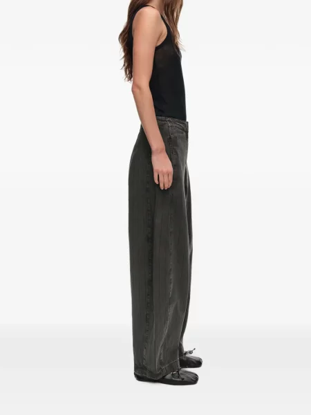 Pantaloni Bimba Y Lola cu dungi maro