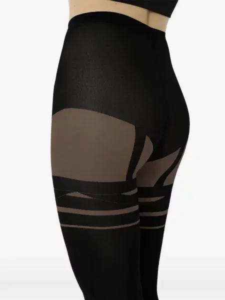 Dresuri Wolford cu dungi plic negru