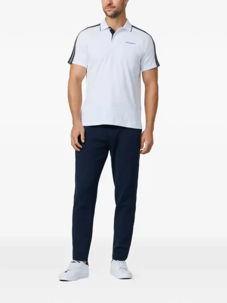 Scurt tricou polo Hackett London alb