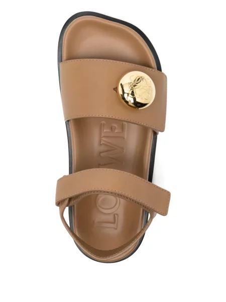 Sandale Loewe din piele maro