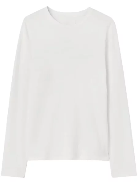 Tricou Jil Sander cu imagine alb