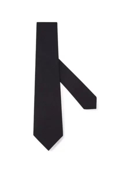 Cravată Zegna din cașmir negru