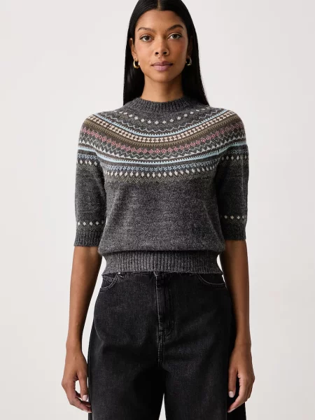 Weekend Max Mara pulover pentru femei cu lână WKDGALLO gri