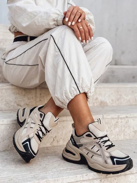 Sneakersy MODERMAX khaki Dstreet
