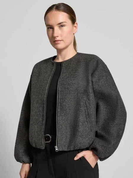 Kurtka bomberka w optyce filcu krój regular fit model CHLOE' Vero Moda