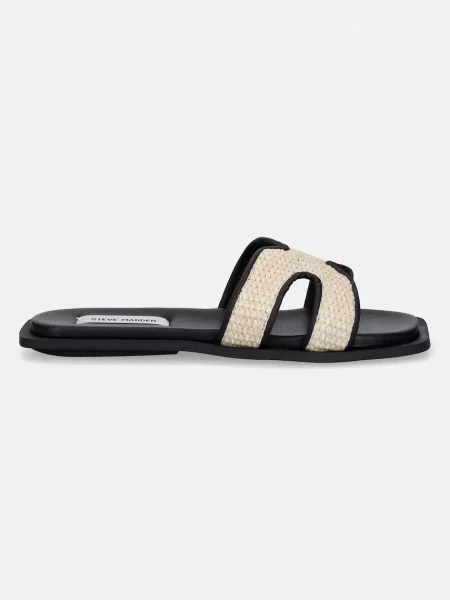 Steve Madden natikači z ravnim podplatom Sofia bež