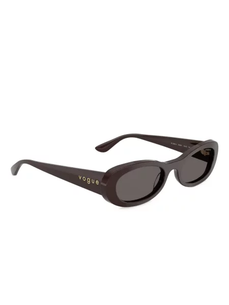 Ovalne sunčane naočale Vogue Eyewear smeđa