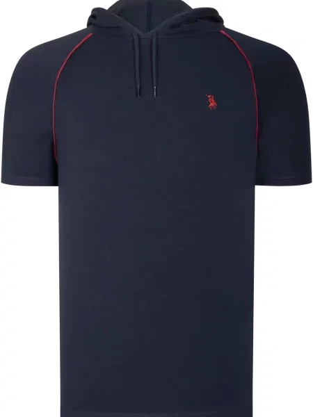 Tricou Dewberry cu glugă negru