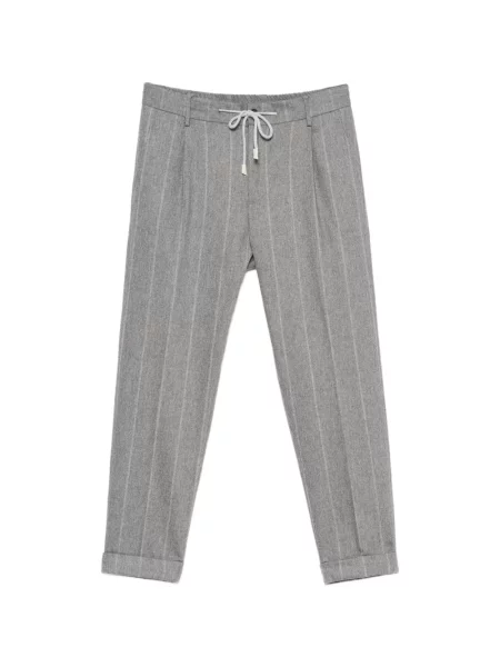 Pantaloni Eleventy cu cordon gri