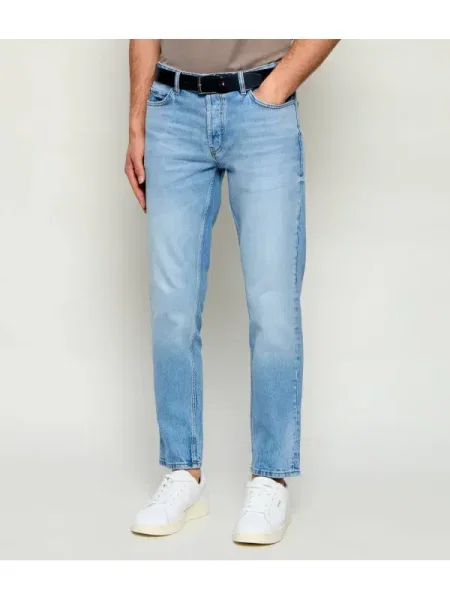 HUGO Blugi HUGO | Tapered fit albastru