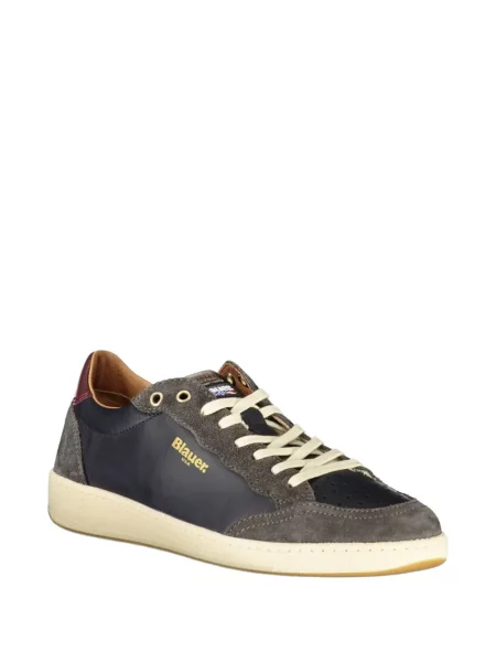 Sneakerși Blauer din piele de căprioară albastru