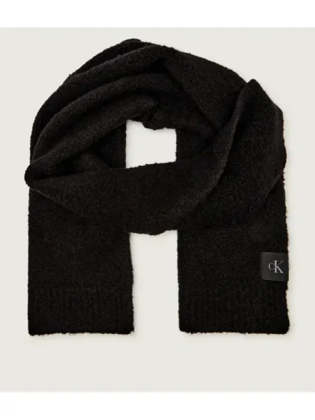 Fular Calvin Klein de lână negru