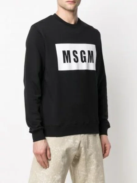 Mikina Msgm s potiskem černá
