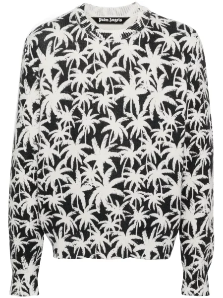 Pulover Palm Angels cu imagine negru