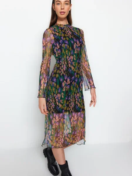 Rochie midi Trendyol gri