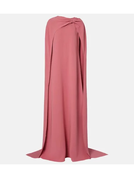 Rochie Oscar De La Renta de mătase roz