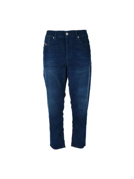 Skinny jeansy skinny Diesel ze stretchu niebieskie
